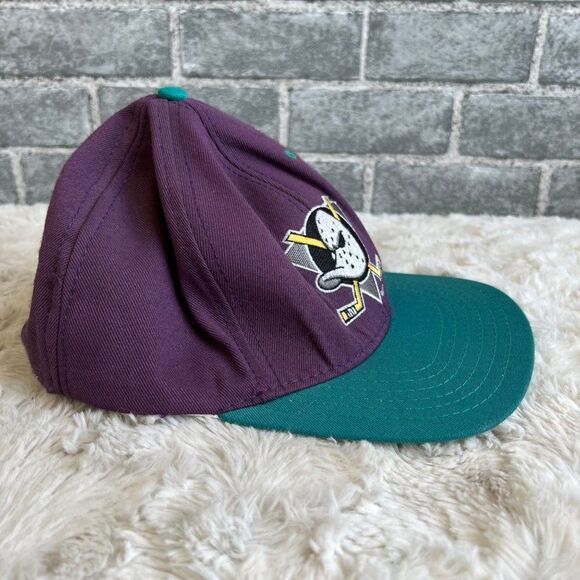Vintage NHL Annco Anaheim Mighty Ducks Snapback Hat - Picture 4 of 8